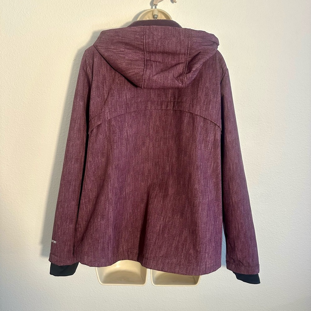 Free Country Jacket Fleece Line Super Softshell Full Zip XL Wind Water Resistant - Picture 11 of 12